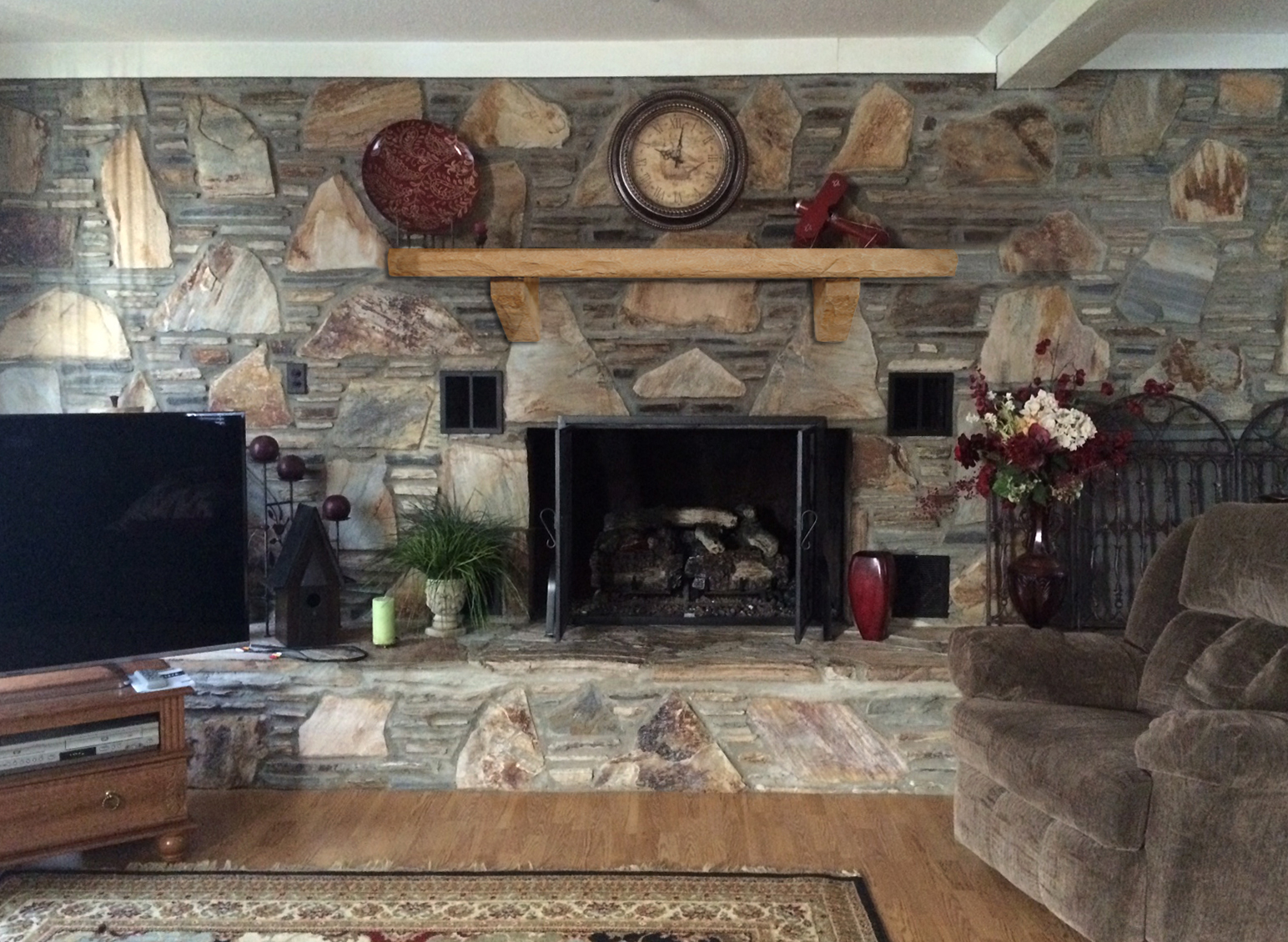 Custom Cast Stone Mantel Shelf Perfection Stone